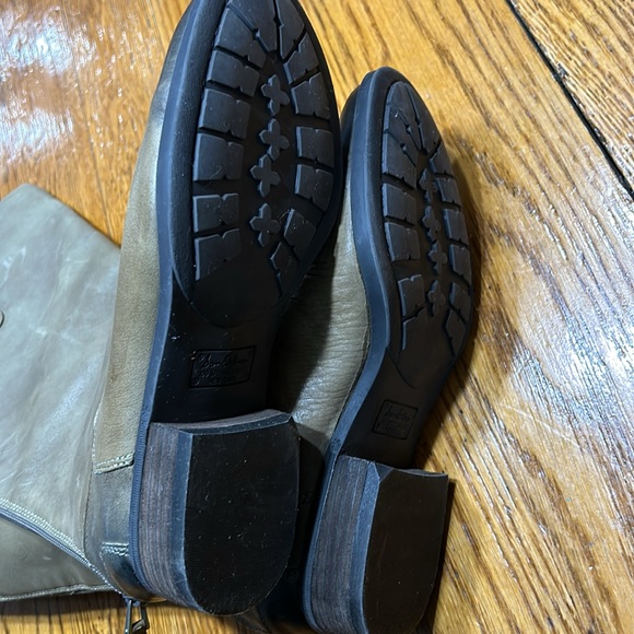 Sam Edelman Penny leather riding boots. Color is greenish:gray. Size 7.5. - Picture 10 of 13